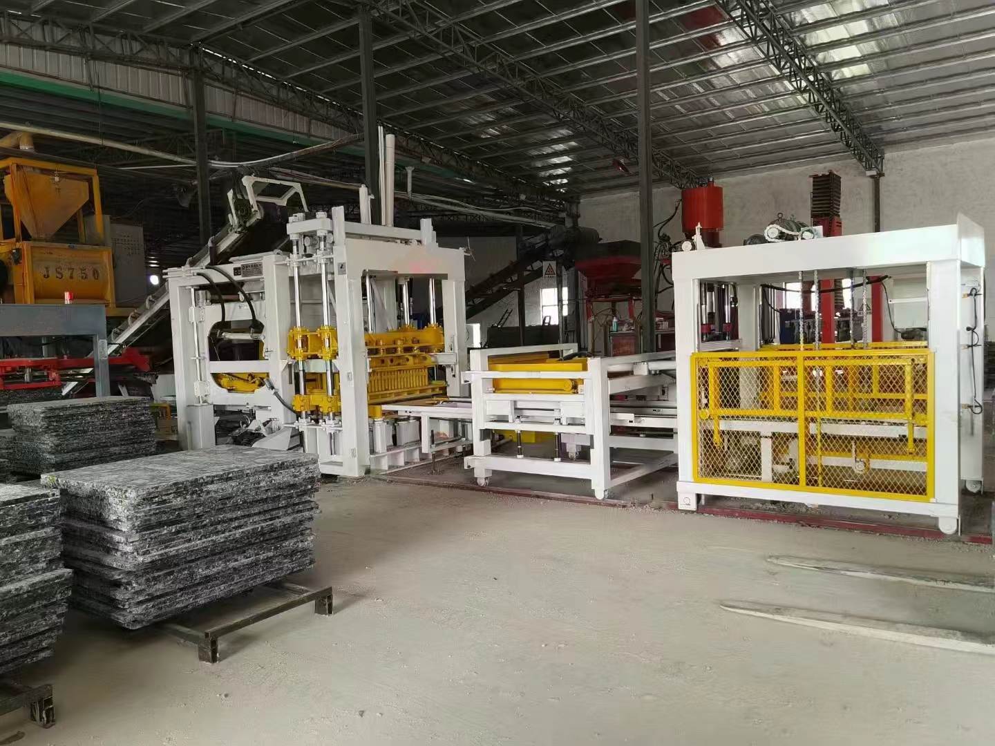 QT4-15 sand brick making machinery